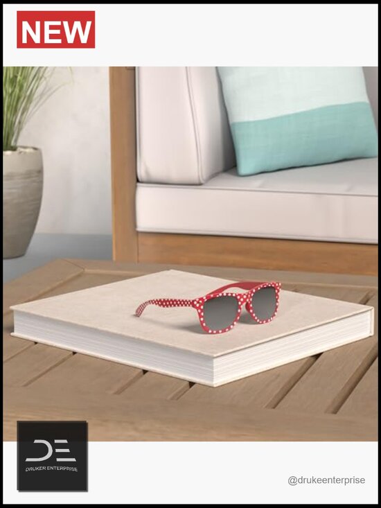 Vintage Polka Dot Wayfarer Sunglasses UV400 Non-Polarized Gradient Lens
